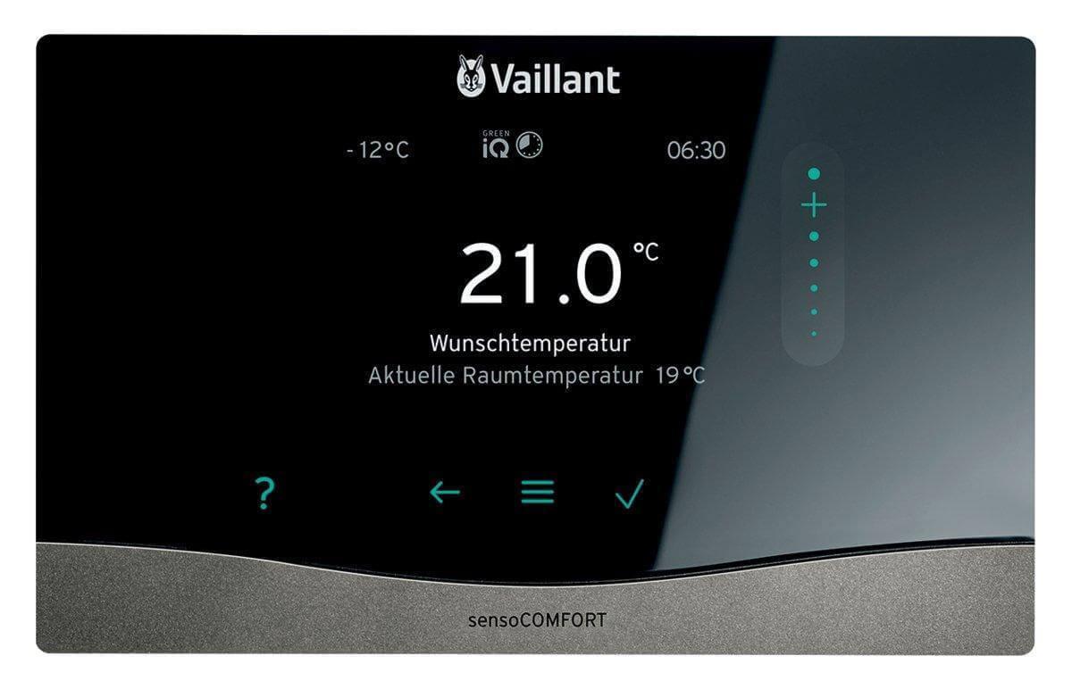 Vaillant Gastherme + Speicher + Regelung.