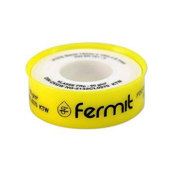 🌟 Gelbe Dichtungsband-Rolle von Fermit für Fittings, ideal für Abdichtungen und Reparaturen. 🔧✂️