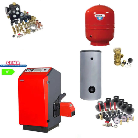 Heikessel plus Pufferspeicher ohne WT.