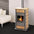 🔥 Moderner wasserführender Kaminofen aus Holz mit gemütlichem Design im Wohnzimmer. Anfrage für individuelles Angebot! 🛠️