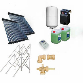 Solarpaket Röhrenkollektor HP22 Flachdach 7,22 m².