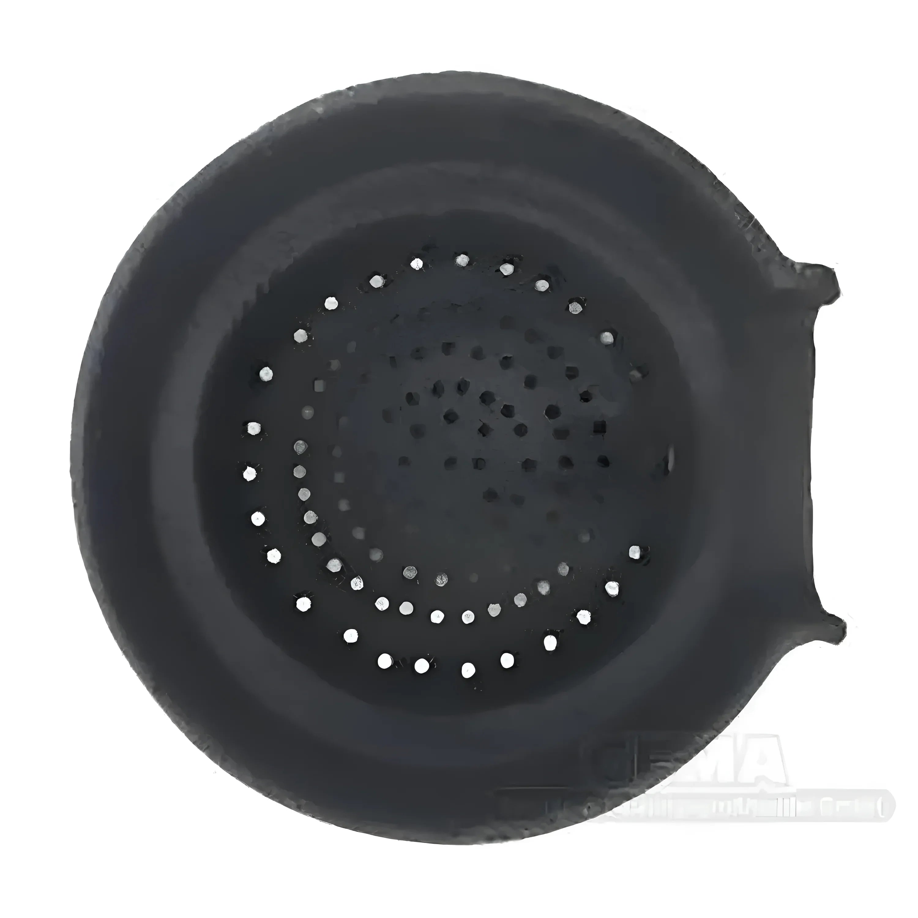 Schwarzer Metall-Sieb für Thermoflux Pelling Eco, passend für Brennertopf Pelling Eco