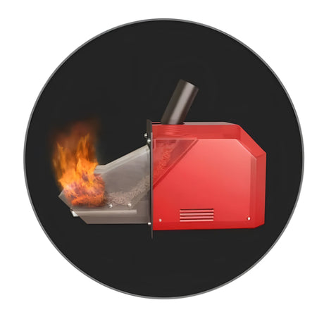 Komplettpaket Attack SLXCP 20 kW Pelletskessel mit Hygienespeicher.