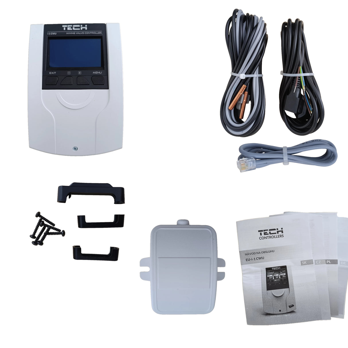 Regulátor vykurovacieho okruhu TECH i-1 CWU ekvitermne riadený – zmiešavací ventil + čerpadlo teplej vody