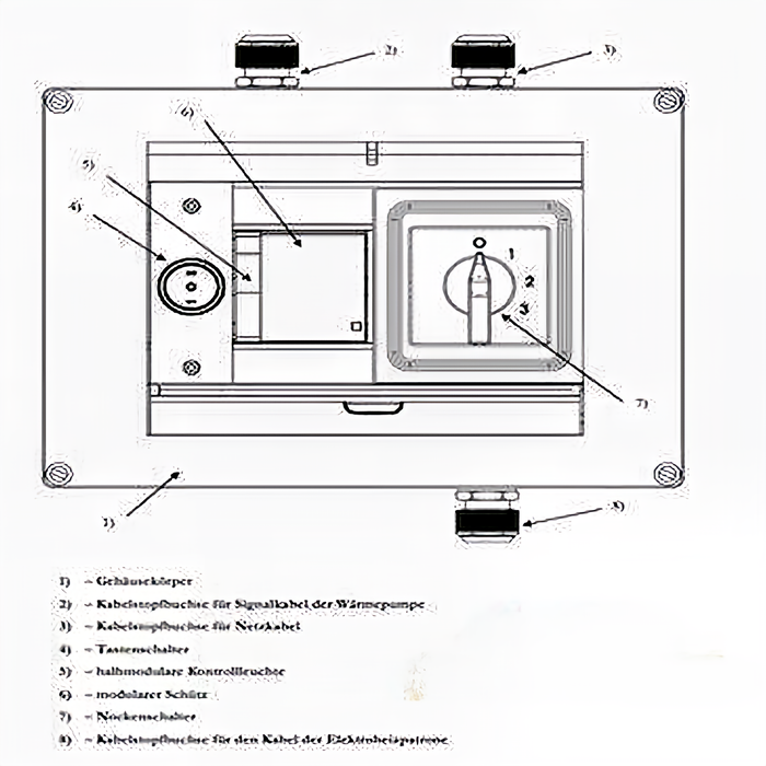 Heizpatrone einstellbare  6 kW  Elektroheizpatrone  PV geeignet