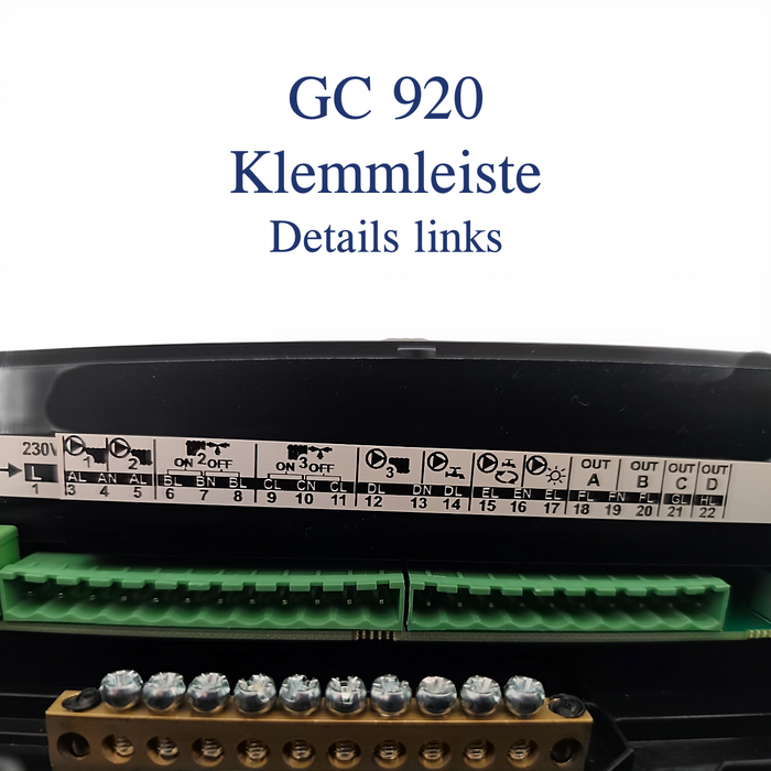 Witterungsgeführte Heizungssteuerung  Gema Control 920 universal
