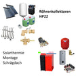 Solarpaket Röhrenkollektor mit Thermoflux Pelling Eco und Hygienespeicher.