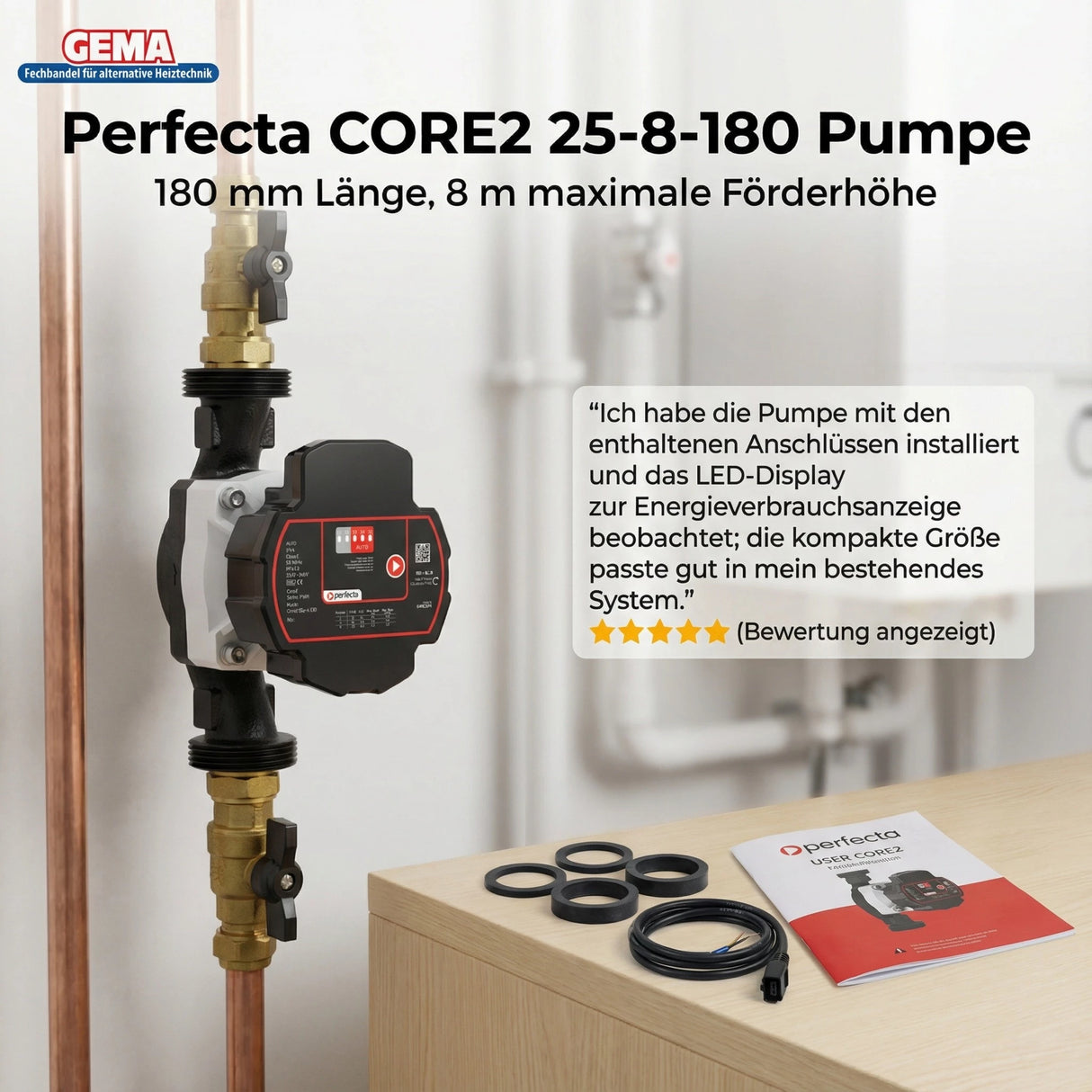 Pompe de circulation de pompe à chaleur 25-8-180