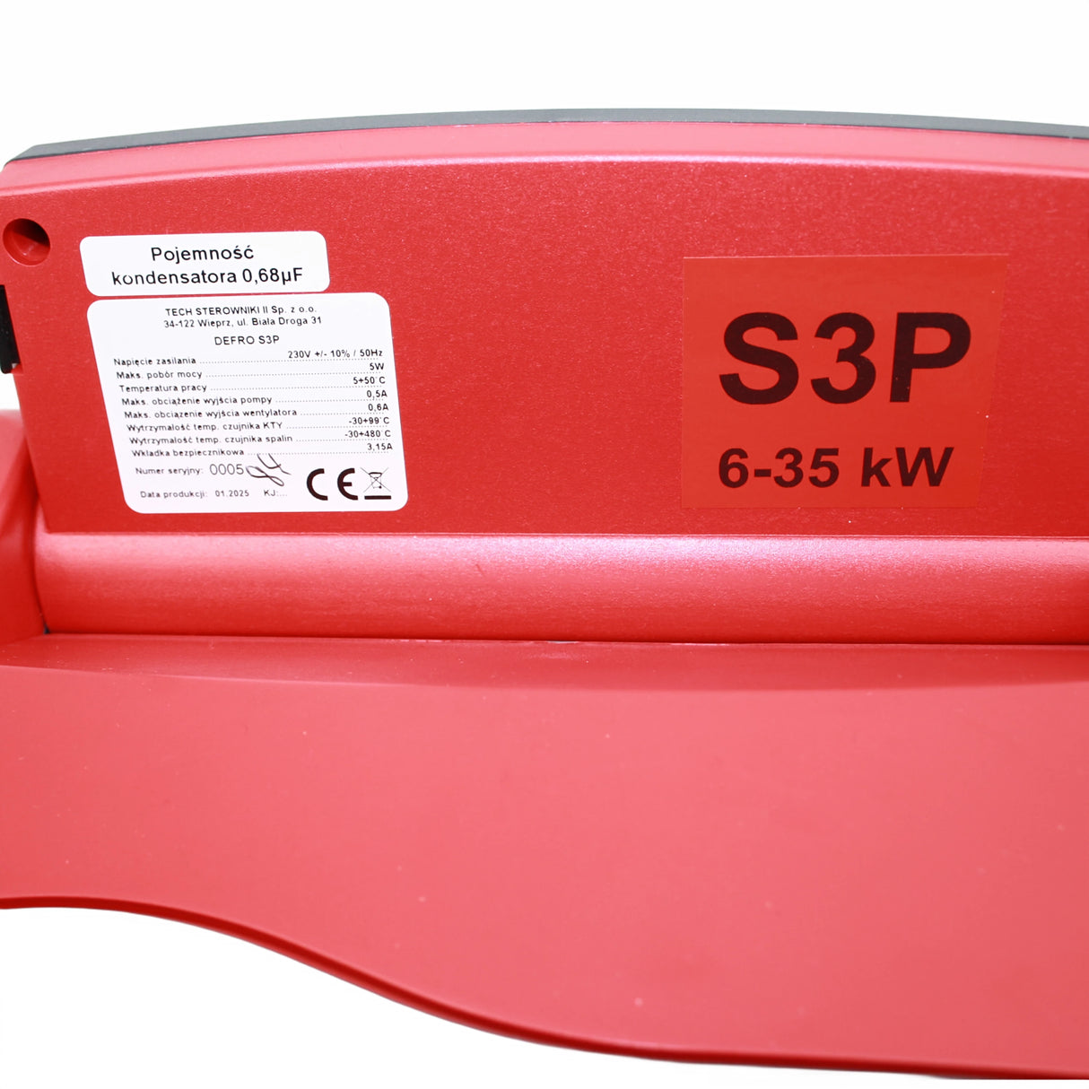 Defro S3P pannkontroll för Defro Optima komfort plus 3,9 kW