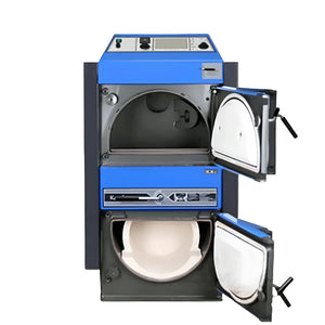 ATMOS KC 35 S Kohlevergaser 35 kW – Heizkessel für Braunkohlebriketts - GEMA Shop