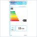 Energieeffizienzlabel für den Elektrokessel ATTACK Electric Exellent 15 kW