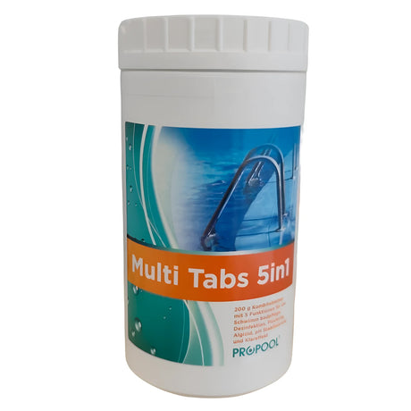 Chlortabletten für Pool - 5-Phasen Pflege & Reinigung - Multi Tabs 5 in 1.