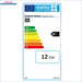 Energieeffizienzlabel für den Defro Firewood Plus 12 kW Vergaser Scheitholzkessel