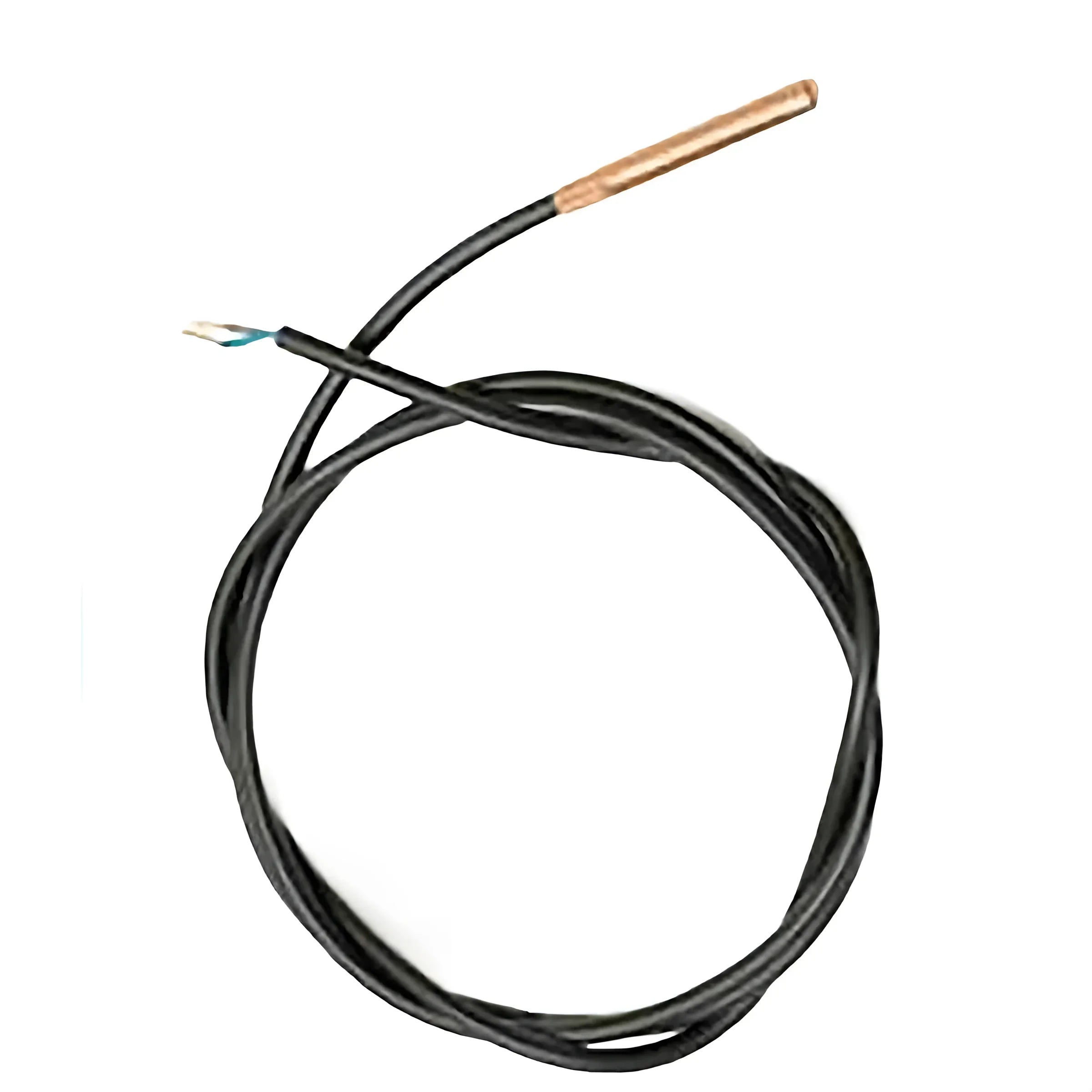 Blackes Kabel mit Kupfersensor für Defro Heizkessel und elektronische Steuerung