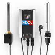 GEMA Shop Nexol NEX R2 PV-Heizstab-Set mit Energy Controller, zwei Heizstäben und Touch-Display zur Warmwasserbereitung.