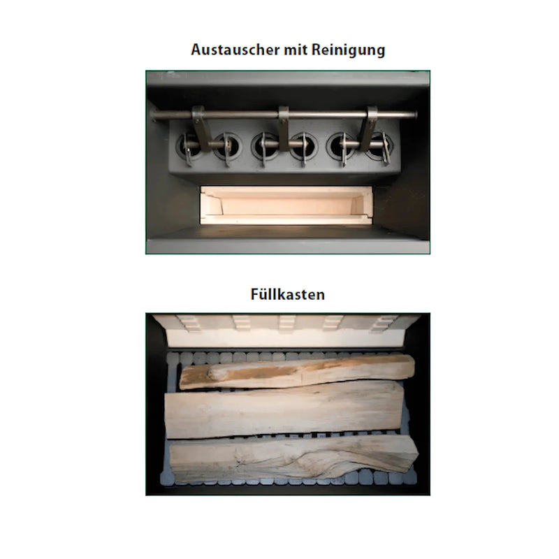Holzvergaser ROJEK PK BIO 25 kW - Effizienter Kessel für Brennholz 🔥 - GEMA Shop