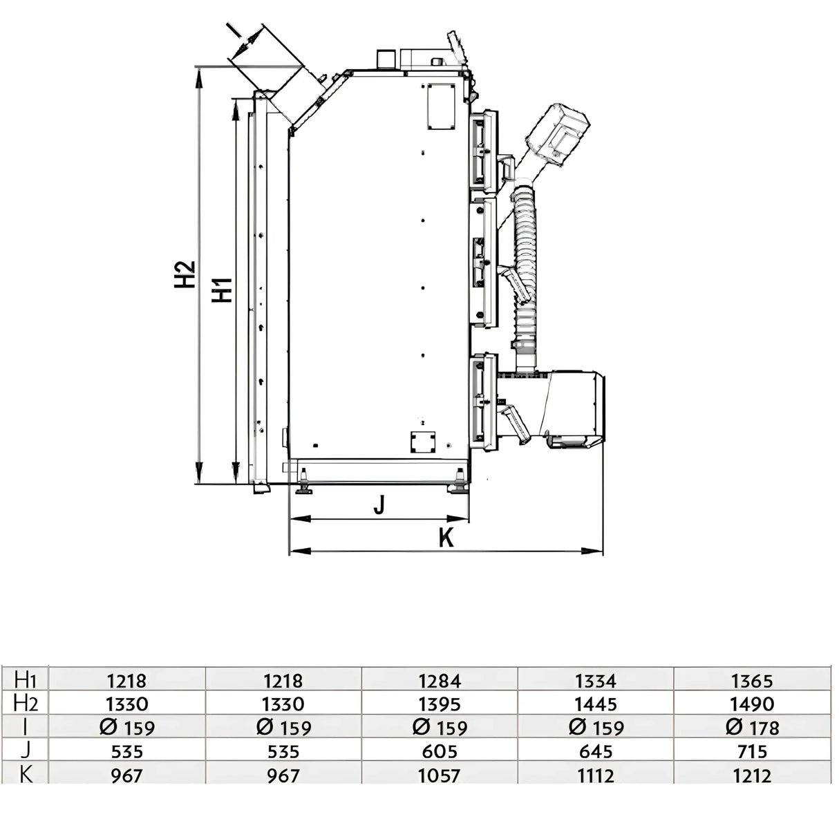Kombikessel Defro Komfort Ekopell 25 kW – Flexibel heizen mit Holz - GEMA Shop
