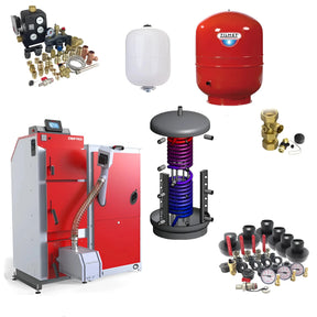 Komplettpaket Defro Komfort Ekopell 14 kW plus Hygienespeicher mit 1 Wärmetauscher - GEMA Shop