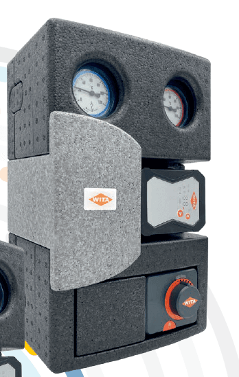 Pumpengruppe DN25 mit Verschraubung & Verteilerbalken - GEMA Shop