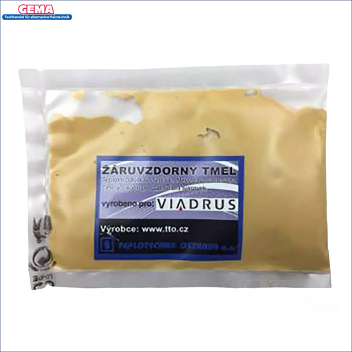 Versiegelte Packung gelber Paste für Viadrus Kleber für Schamottsteine 50 ml